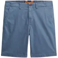 Superdry Homme Short Chino Vintage International Coupe Ajustée Blue Taille: 30