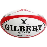 Gilbert Ballon d'entra?nement de rugby G-TR4000 - Rouge (3)