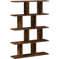 vidaXL Étagère cube murale 12 compartiments chêne fumé bois ingénierie