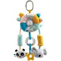 Eurekakids Cucu Hanging And Rattle Toy With More Than 10 Sensory Stimuli Multicolore Enfants