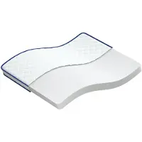 vidaXL Matelas en mousse à mémoire 140x190x17 cm Souple Blanc