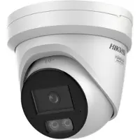 Hikvision Lumière hybride intelligente de 8 mégapixels avec (3840 x 2160 pixels), Caméra réseau, Blanc