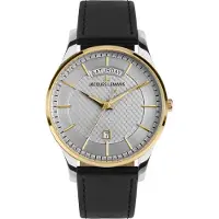 Jacques Lemans Montre dateur London Silver - Black