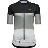 GORE WEAR Femmes, Maillot de cyclisme, Spirit Stripes - Maillot pour femme — 42 (42), Violet, Gris, 42