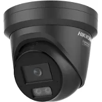 Hikvision Lumière hybride intelligente de 8 MP avec (3840 x 2160 pixels), Caméra réseau, Noir