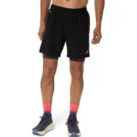 Asics Pantalon de sport 'ROAD' gris argenté / noir