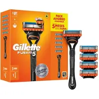 Gillette Fusion 5 Razor With 5 Spare Parts