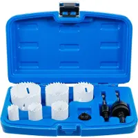 Bgs Jeu de scies-cloches Ø 22 - 65 mm profondeur 40 mm 8 pièces (65 mm)