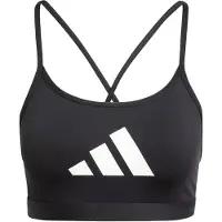 Adidas Aeroreact Big Logo Graphic Sports Bra Noir S Femme
