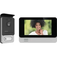 Philips Vidéophone couleur WelcomeEye Connect 2, 7 ", Écran tactile, Couleur du moniteur, Argent