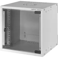 Logilink W66Z30G Wandgehäuse 10 Zoll, 6 HE, montiert, grau