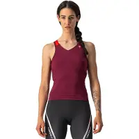 Castelli Solaris Sleeveless Jersey Rouge XS Femme