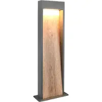 TRIO Lampadaire Salmon gris avec bois 60cm