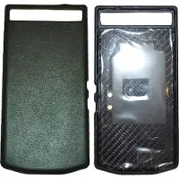 BlackBerry PD Leather Battery Door Cover P'9982 nappa black (Porsche Design P9982), Coque pour téléphone portable, Noir