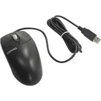 HP - Maus - optical - 2 Buttons - cable bound - USB - tiefschwarz
