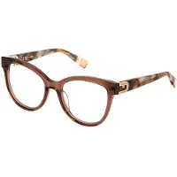 Furla Lunettes de vue - - VFU864 - Marron transparent - Acétate - 53/19/140 mm