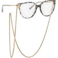 Chopard Lunettes de Vue IKCH366 55/17/140 Avana nera grigia Acetato WOMAN IKCH366