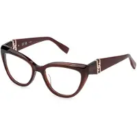 Furla Lunettes de Vue VFU867 54/18/140 Bordeaux scuro lucido Acetato WOMAN VFU867