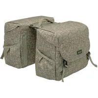 New Looxs Mondi Joy - Sac à vélo double pour femmes, sportif et imperméable, Ivy Walnut