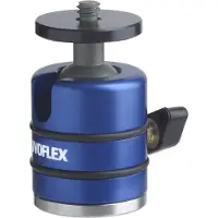 Novoflex Boule 19P, inclinaison de la boule avec plaque de support, panorama (Tête sphérique), Tête de trépied, Gris