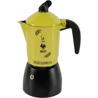 Bialetti Orzo Express Cafetière à moka Aluminium, Noir