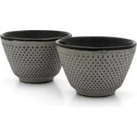Bredemeijer Tasse à Thé Bredemeijer Asia Jang Gris Béton 100ml (Lot de 2)