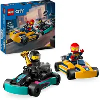 LEGO Jeu De Construction De Karts Et De Pilotes De Course
