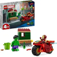 LEGO Iron Man à vélo et Hulk (76287, Marvel)