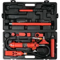 YATO Écarteur hydraulique, 4 t, kit d'alignement, kit de débosselage