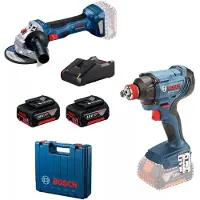 Bosch .set 18V Gdx 180-Li + Gws 180 2X4,0Ah ...