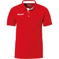Kempa Prime Short Sleeve Polo Rouge 140 cm Enfants
