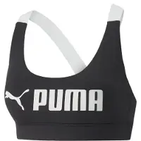 Puma Fit Medium Impact Sports Top Noir XS Femme