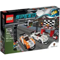 LEGO Speed Champions 75912 La ligne d'arrivée de la Porsche 911 GT
