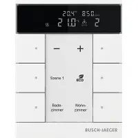 Busch-Jaeger BUSC Élément de commande, Thermostat, Blanc