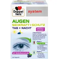 Queisser Pharma GmbH & Co. KG Doppelherz system FORCE VISUELLE + PROTECTION, 120 capsules
