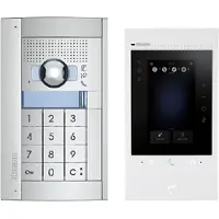 Bticino Kit vidéo Flex ONE, poste de porte SFERA, module de verrouillage à code, CLASSE 300EOS, 1 pièce