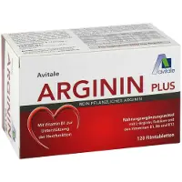 Avitale Arginine plus vitamines B1+B6+B12+acide folique, 120 comprimés FTA