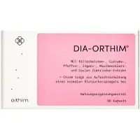 Orthim GmbH & Co. KG Les gélules DIA-orthim contribuent au maintien d'une glycémie normale, 60 gélules