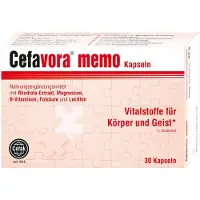 Cefavora memo (gélules en gélatine molle), 30 pcs PAC
