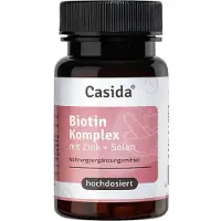 Casida Complexe Biotine 10 mg hautement dosé + Zinc + Sélénium, 180 pc TAB