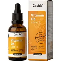 Casida Vitamine D3 gouttes Vital 5000 I.U. soutient le système immunitaire, solution de 50 ml