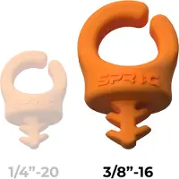 SPRIG Cable Opening 13.5 mm 3/8”-16 - Orange - 3-Pack