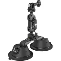 SmallRig 3566 Portable Dual Suction Cup Camera Mount Argenté