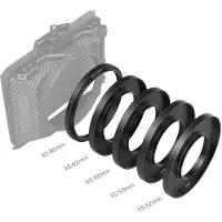 SmallRig Kit d'anneaux adaptateurs (F52/55/58/62/86-95mm) pour Mini Matte Box