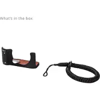 SmallRig 4879 Kit de demi-étui en cuir pour Fujifilm X-M5, noir