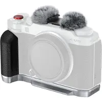 SmallRig 4875 Plaque de montage en L avec poignée en silicone pour Fujifilm X-M5, argent