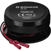 Monacor AR-30 Ar30 Exciter Résonateur Haut-parleur résistant aux intempéries Bodyshaker