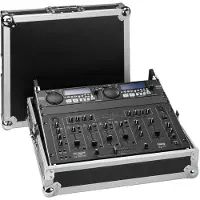 IMG Stage Line Vol MR919DJ (Table de mixage), Coffre + housse audio, Noir, Argent