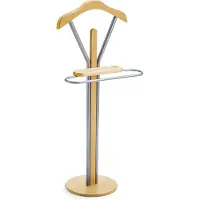Zeller 17102 Valet De Chambre Bois / Mètal, 45 X 30 X 108 Cm