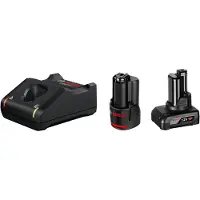 Bosch Kit de démarrage standard 1x2.0Ah + 1x4.0Ah +GAL 12V-40